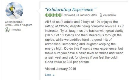 trip advisor review